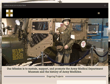 Tablet Screenshot of ameddmuseumfoundation.org